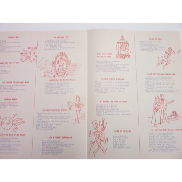 Vintage Sing of the U.S.A. USA with Chevrolet Song Book Advertisement 1964 - Picture 5 of 7